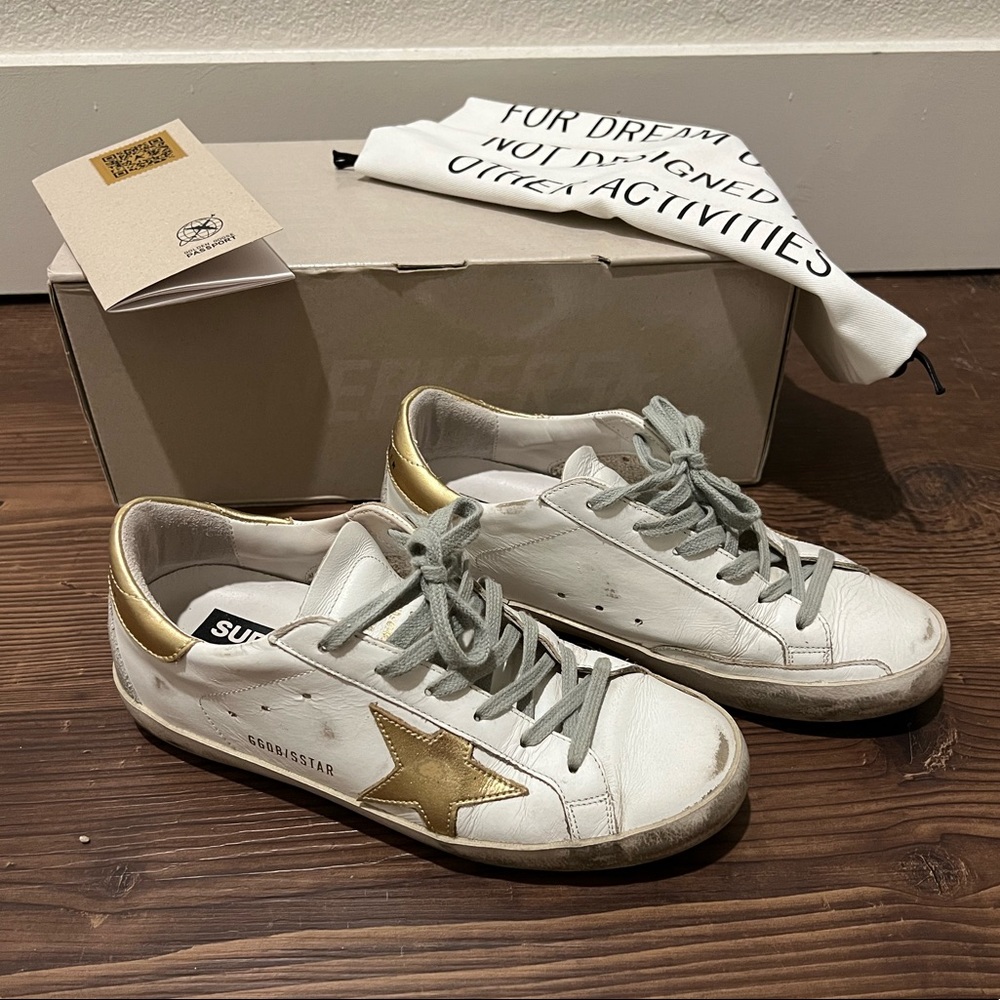 Golden Goose Superstar Sneakers - Size 37